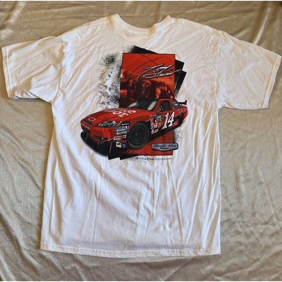 SIGNED-Tony Stewart-Hass # 14 NASCAR Racing T-Shirt Office Depot-‎ XL-Autograph - Picture 5 of 8